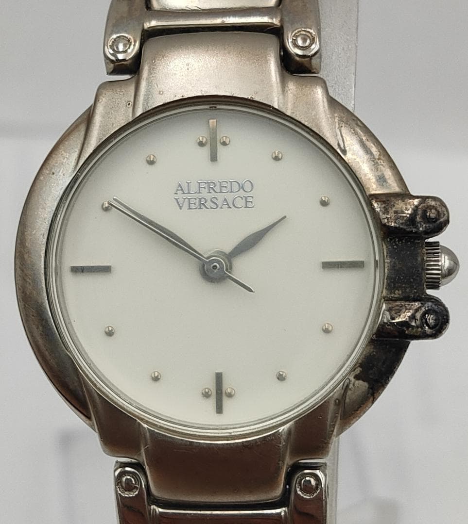 VERSACE WATCH Vintage Alfredo Versace V786S Ladies Quartz Dress Watch – Battery Dead